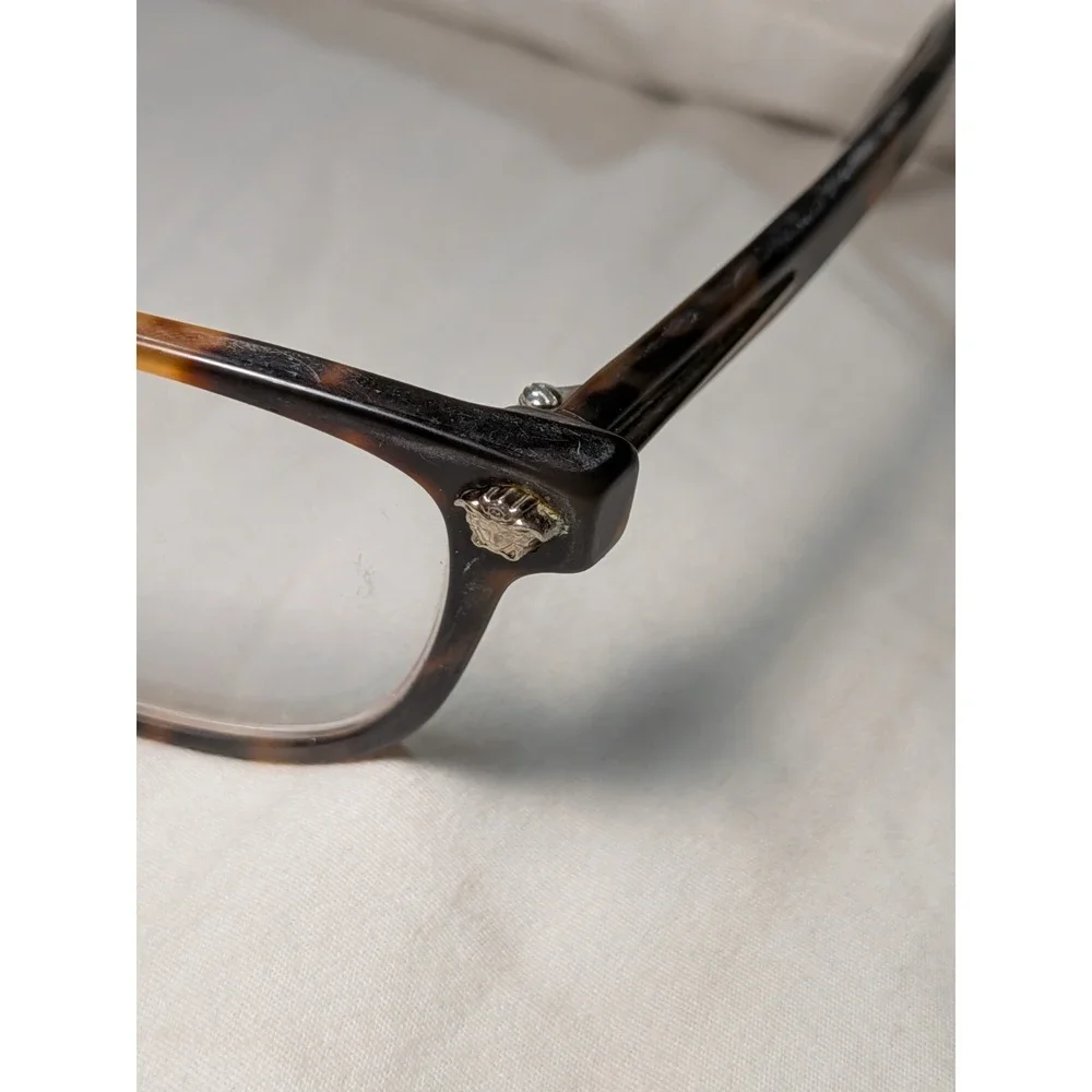 Versace Eyeglasses Frames 3153 944 Brown Tortoise 51-16-135 Italy Women Designer